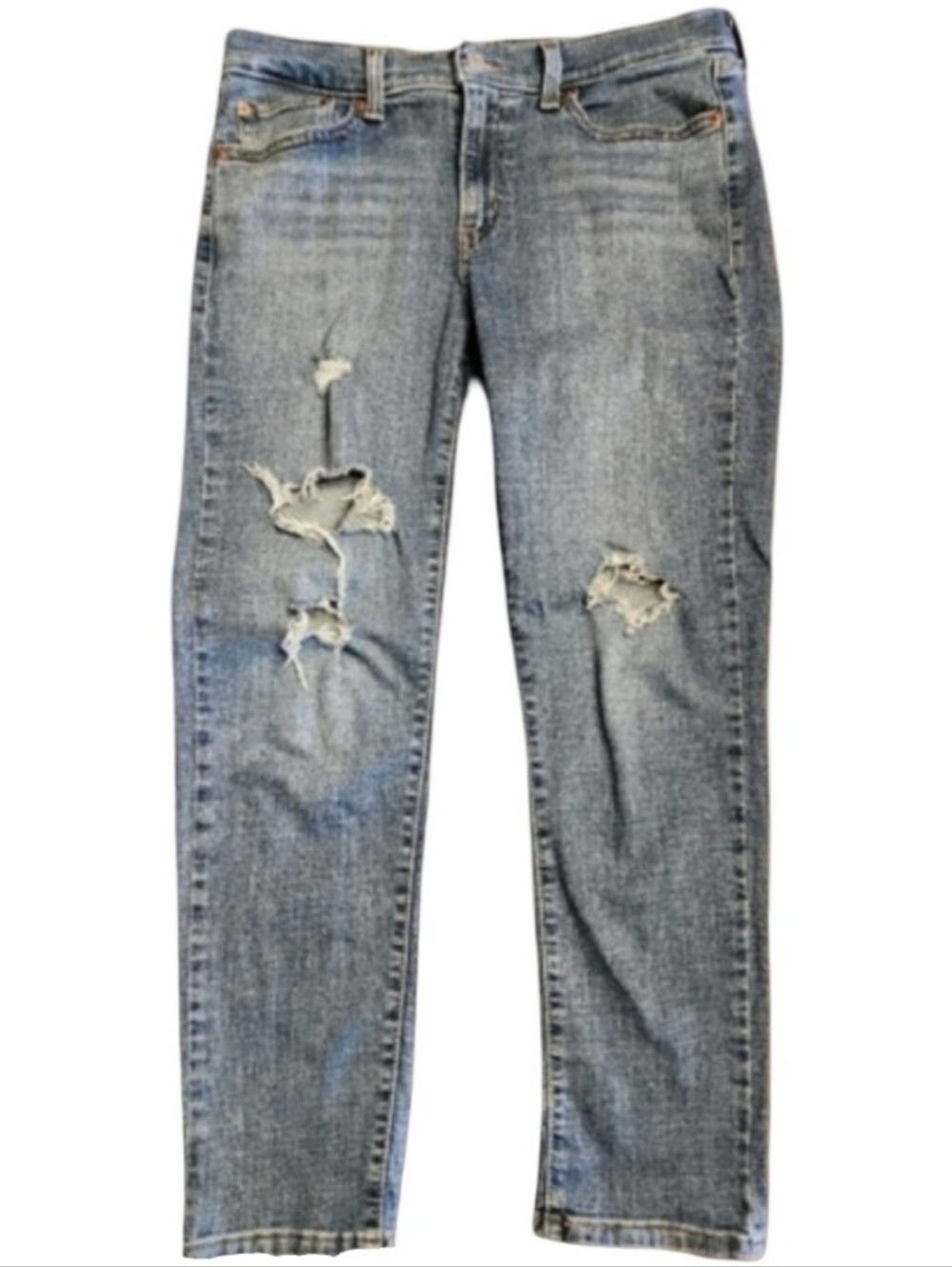 LEVI'S Women's Denim Boyfriend Distressed/Ripped Blue Jeans Style #19887 Size 29